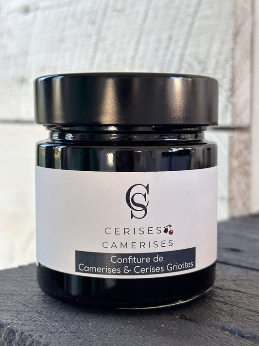Confiture de camerises et cerises griottes