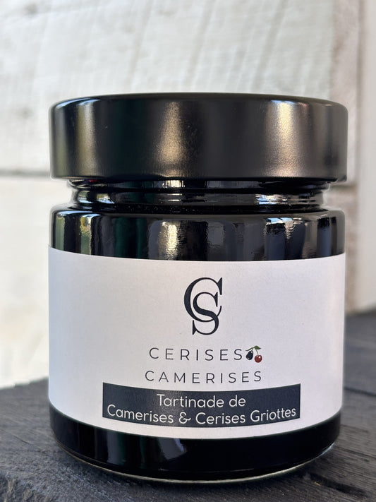 Tartinade de camerises et cerises griottes